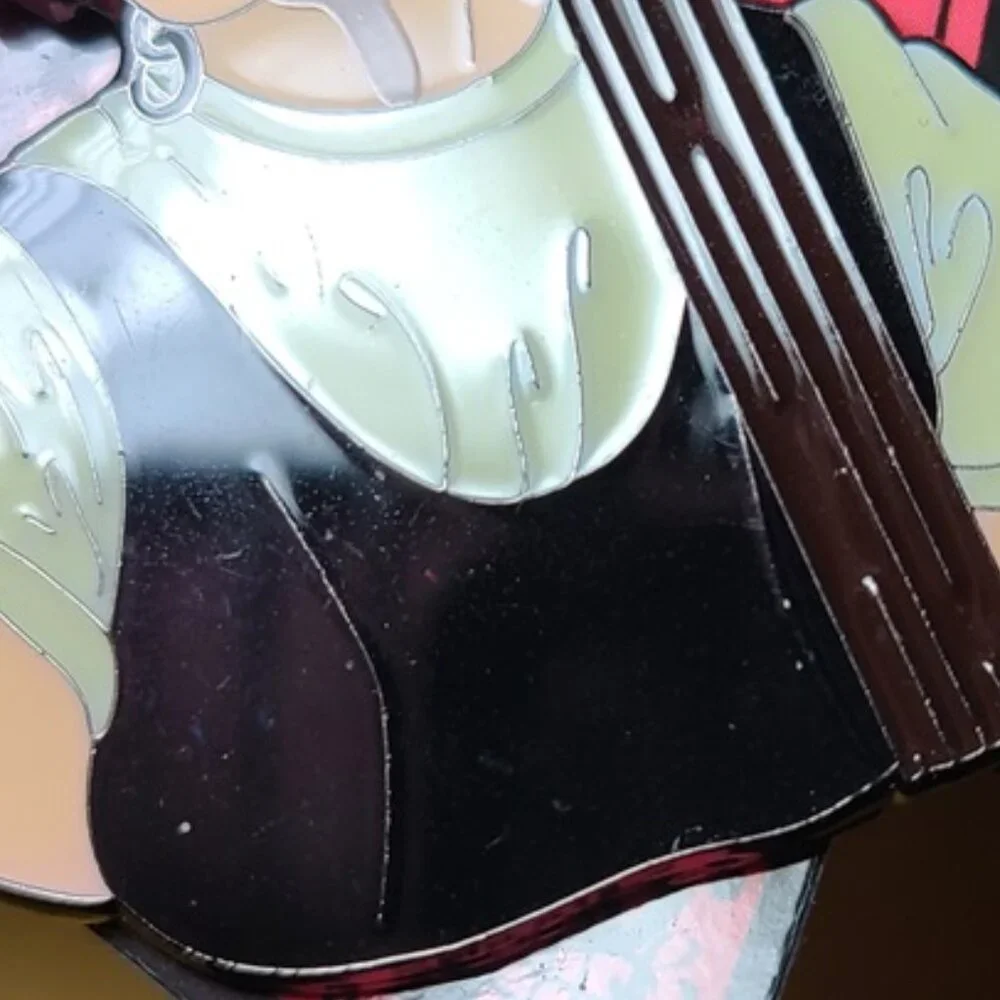 Pretty in Pink Enamel Pin - Iona Annie Potts Andie Molly Ringwald Jon Cryer - Picture 4 of 4